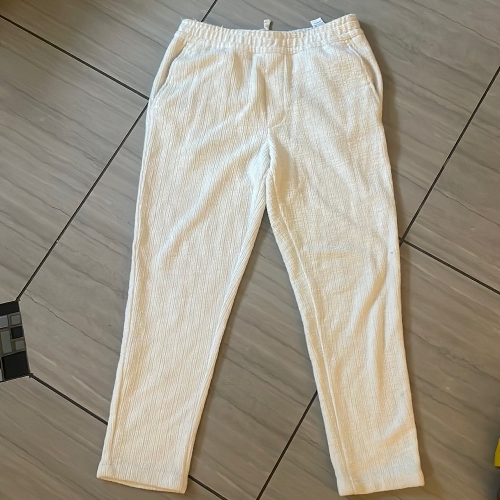 Off white Zara men’s pants